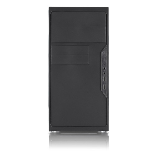 Корпус с блоком питания 450Вт./ Case Foxline FL-733, mATX, 2x5.25EXT, 2x3.5EXT, 5x3.5INT, 2xUSB3.0, HDA, w/o FAN, w/450W ATX PSU, w/1.2m EU pwr cord