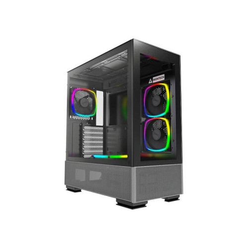 Корпус Montech Sky Two черный ATX 3x140mm 2xUSB3.0 audio bott PSU [SKY TWO BL]