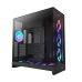 Корпус без блока питания/ Case NZXT H9 Flow RGB+ (2025), Midi-Tower, TG, 6x140mm RGB + 1x120mm RGB, 2xUSB-A 3.2 + 1xUSB-C 3.2, E-ATX, ATX, mATX, mITX Black
