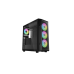 Корпус ПК без блока питания/ Case SAMA S40 Black, Midi-Tower, TG, 4x120mm ARGB, 2xUSB 3.0 + 1xUSB 3.1 Type-C, ATX, mATX, mITX Black