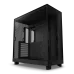 Корпус без блока питания/ Case NZXT H6 Flow, Midi-Tower, TG, 3x120mm, 2xUSB-A 3.2 + 1xUSB-C 3.2, ATX, mATX, mITX Black