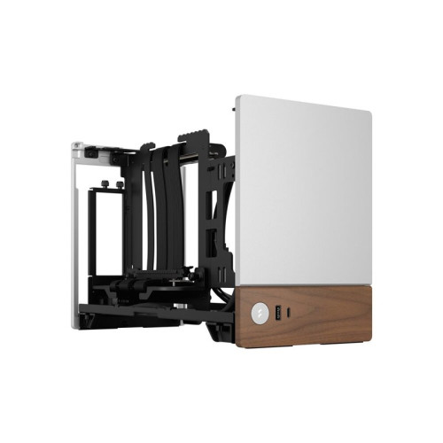 Корпус без блока питания/ Case Fractal Design Terra, Mini-Tower, no fans, 1xUSB-A 3.0 + 1xUSB 3.2 Type-C, SFX PSU Support, mITX Silver