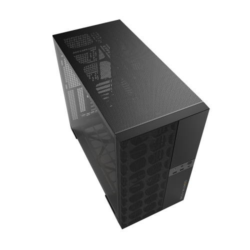 Корпус ПК без блока питания/ Case Geometric Future Model 5 Vent, Midi-Tower, TG, no fans, 2xUSB-A 3.0, 1xUSB 3.2 Type-C, E-ATX, ATX, mATX, mITX Black