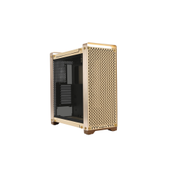 Корпус без блока питания/ Case InWin Dubili, Full-Tower, TG, 4x140mm, 2xUSB-A 3.2 + 1xUSB-C 3.2, E-ATX, ATX, mATX, mITX Champagne Gold