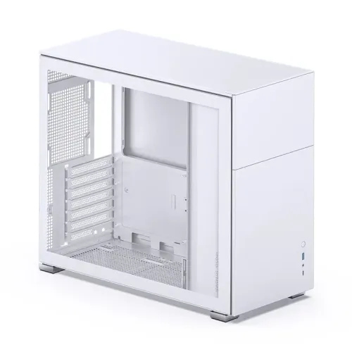 Корпус без блока питания/ Case JONSBO D41 STD, Midi-Tower, TG, no fan, 1xUSB-A 3.2 + 1xUSB-C 3.2, ATX, mATX White