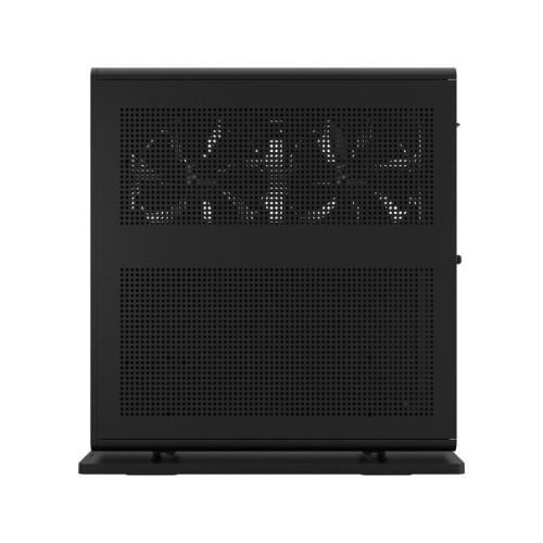 Корпус без блока питания/ Case Fractal Design Ridge, 2x140mm, 2xUSB-A 3.2 + 1xUSB 3.2 Type-C, SFX PSU Support, mITX Black