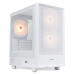 Корпус без блока питания/ HSPD M310, Mesh Mini-tower, White, TG, 0.4 SPCC, 3x120mm ARGB mATX, mITX 180/280/160mm 1x2.5