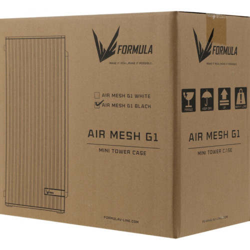 Корпус Formula Air Mesh G1 черный mATX 1x80mm 2xUSB2.0 audio [AIR MESH G1 B]