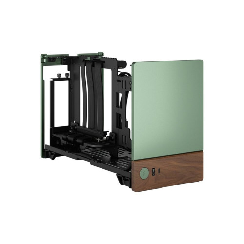 Корпус без блока питания/ Case Fractal Design Terra, Mini-Tower, no fans, 1xUSB-A 3.0 + 1xUSB 3.2 Type-C, SFX PSU Support, mITX Jade