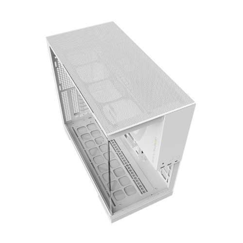 Корпус ПК без блока питания/ Case Geometric Future Model 5, Midi-Tower, TG, no fans, 2xUSB-A 3.0, 1xUSB 3.2 Type-C, E-ATX, ATX, mATX, mITX White
