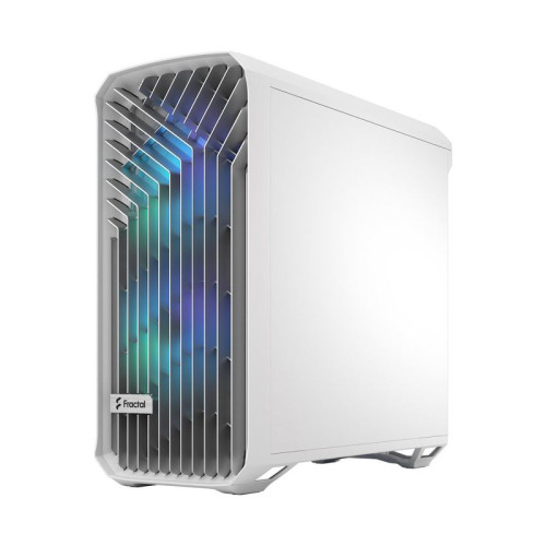 Корпус ПК без блока питания/ Case Fractal Design Torrent RGB TG Clear Tint, Full-Tower, 2x180mm + 3x140mm RGB, 2xUSB-A 3.2 + 1xUSB 3.2 Type-C E-ATX, SSI-CEB, SSI-EEB, ATX, mATX, mITX White