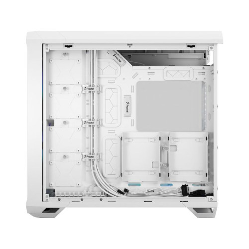 Корпус ПК без блока питания/ Case Fractal Design Torrent RGB TG Clear Tint, Full-Tower, 2x180mm + 3x140mm RGB, 2xUSB-A 3.2 + 1xUSB 3.2 Type-C E-ATX, SSI-CEB, SSI-EEB, ATX, mATX, mITX White