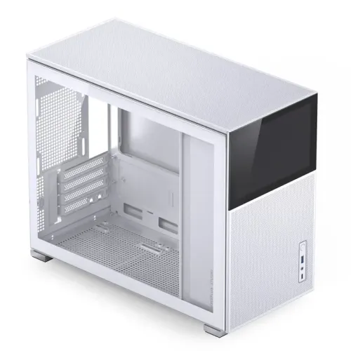 Корпус без блока питания/ Case JONSBO D31 MESH SCREEN, Mini-Tower, TG, no fans, 1xUSB-A 3.0 + 1xUSB-C 3.2, mATX, mDTX, mITX White