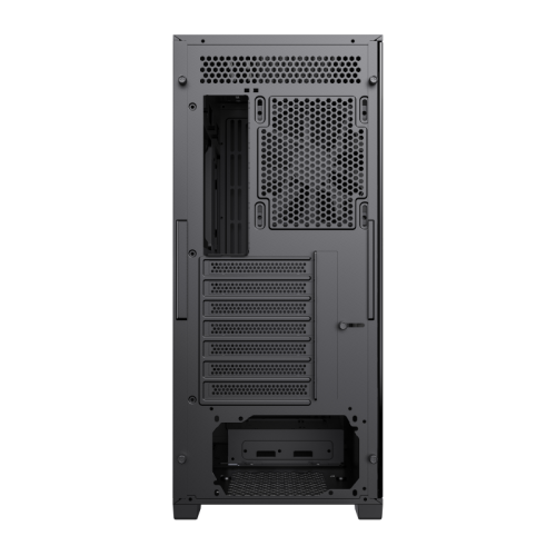 Компьютерный корпус E-ATX, без блока питания/ Gamemax Quest E-ATX case, black, w/o psu, w/1xUSB3.0+2xUSB2.0+1xTYpe-C Gen2, Combo Audio, w/1x12cm Black Fan (FN-12WFBK)