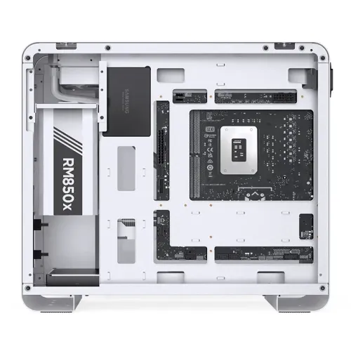 Корпус без блока питания/ Case JONSBO U4 Mini, Mini-Tower, TG, no fan, 1xUSB-A 3.0 + 1xUSB-C 3.2, mATX, mITX White