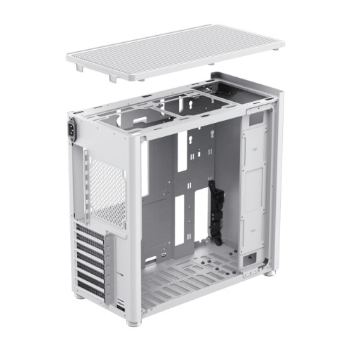 Компьютерный корпус, без блока питания ATX/ Gamemax MeshBox White ATX case, white, w/o PSU, w/1xUSB3.0+1xType-C, 1xCombo Audio