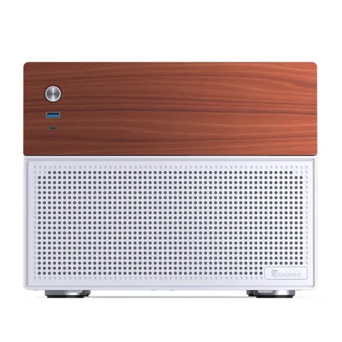 Корпус без блока питания/ Case JONSBO N4, Mini-Tower, 1x120mm, 1xUSB-A 3.0 + 1xUSB-C 3.2, SFX PSU Support, mATX, mITX White