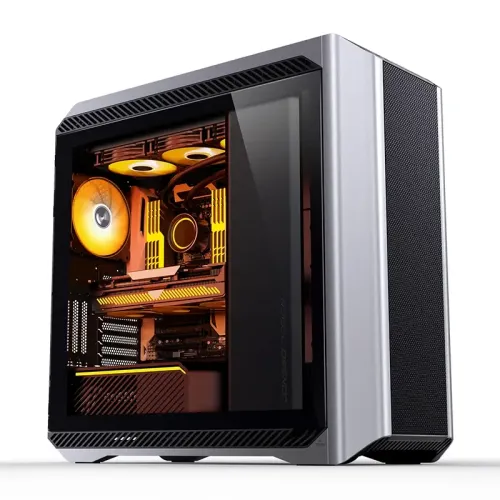 Корпус без блока питания/ Case JONSBO D500, Full-Tower, TG, 3x140mm ARGB, 2xUSB-A 3.2 + 1xUSB-C 3.2, E-ATX, ATX, mATX, mITX Silver
