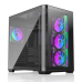 Корпус без блока питания/ Case Raijintek ATREUS BT4, Midi-Tower, TG, 4x120mm ARGB, 2xUSB-A 3.0 + 1xUSB Type-C , E-ATX, ATX, mATX, mITX Black