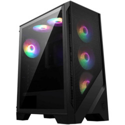Корпус MSI MAG Forge 120A черный ATX 2x120mm 2xUSB3.0 audio bott PSU [306-7G23A21-809]