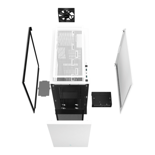 Корпус ПК без блока питания/ Deepcool Case CH510 White