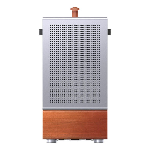 Корпус без блока питания/ Case JONSBO T7, Mini-Tower, TG, no fan, 1xUSB-A 3.0 + 1xUSB-C 3.2, mATX, mITX Silver