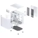 Корпус без блока питания/ Case JONSBO TK-2, Midi-Tower, TG, no fans, 1xUSB-A 3.2 + 1xUSB-C 3.2, ATX, mATX, mITX White