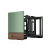 Корпус без блока питания/ Case Fractal Design Terra, Mini-Tower, no fans, 1xUSB-A 3.0 + 1xUSB 3.2 Type-C, SFX PSU Support, mITX Jade