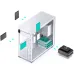 Корпус без блока питания/ Case JONSBO D41 MESH, Midi-Tower, TG, no fan, 1xUSB-A 3.2 + 1xUSB-C 3.2, ATX, mATX White