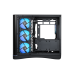 Корпус ПК без блока питания/ Case SAMA V62S Black, Midi-Tower, TG, 4x120mm ARGB, 2xUSB 3.0 + 1xUSB 3.2 Type-C, ATX, mATX, mITX Black