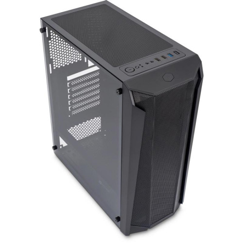 Корпус Oklick OCC-MD302 черный ATX 6x120mm 2xUSB2.0 1xUSB3.0 audio bott PSU [OCC-MD302]