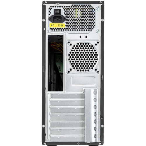 Корпус c блоком питания 450 Ватт/ Case Foxline FL-301, ATX, 1x5.25EXT, 1x3.5EXT, 4x3.5INT, 4xUSB2.0, HDA, w/o FAN, w/450W ATX PSU, w/1.2m EU pwr cord