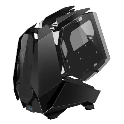 Корпус без блока питания/ Case JONSBO MOD-5, Full-Tower, TG, no fans, 2xUSB-A 3.0 + 1xUSB-C 3.2, ATX, mATX, mITX Black