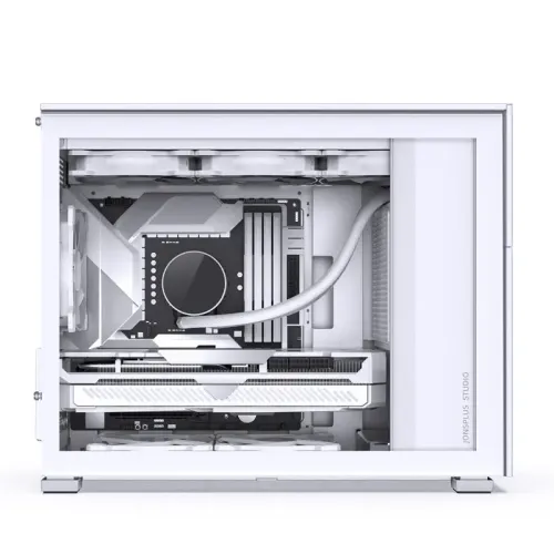 Корпус без блока питания/ Case JONSBO D31 STD SCREEN, Mini-Tower, TG, no fans, 1xUSB-A 3.2 + 1xUSB-C 3.2, mATX, mDTX, mITX White