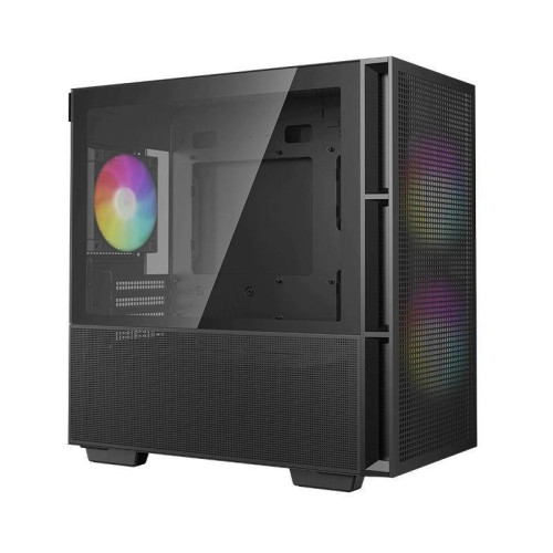 Корпус Deepcool CH360 черный mATX 7x120mm 3x140mm 1xUSB3.0 audio bott PSU [CH360 BLACK]