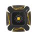 Корпус ПК без блока питания/ Case Geometric Future Model 2 The Ark, Mini-Tower, no fans, 3xUSB-A 3.0, 1xUSB 3.2 Type-C, mATX, mITX Black/Gold