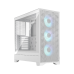 Корпус ПК без блока питания/ Case Fractal Design Pop 2 Air TG RGB, Midi-Tower, 3x120mm, 1xUSB-C + 1xUSB-A 3.2 ATX, mATX, mITX White