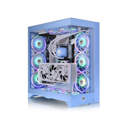Корпус Thermaltake CTE E660MX Hydrangea голубой E-ATX 13x120mm 11x140mm 2xUSB3.0 audio bott PSU [CA-1Y3-00MFWN-01]