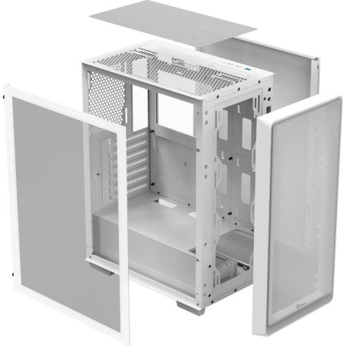 Корпус ПК без блока питания/ Case Ocypus Gamma C60 WH, Midi-Tower, TG, no fans, 1xUSB-A 3.0 + 2xUSB 2.0, ATX, mATX, mITX White Корпус ПК без блока питания/ Case Ocypus Gamma C60 WH, Midi-Tower, TG, no fans, 1xUSB-A 3.0 + 2xUSB 2.0, ATX, mATX, mITX White