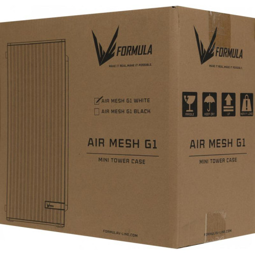 Корпус Formula Air Mesh G1 белый mATX 1x80mm 2xUSB2.0 audio [AIR MESH G1 W]