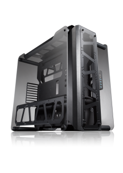 Корпус без блока питания/ Case Raijintek ENYO, Full-Tower, TG, no fans, 4xUSB-A 3.0, SSI-EEB, E-ATX, ATX, mATX, mITX Black