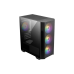 Корпус ПК без блока питания/ Case MSI MAG FORGE M100R, Mini-Tower, TG, 4x120mm ARGB, 2xUSB 2.0, 1xUSB 3.0, mATX, mITX Black
