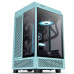 Корпус Thermaltake The Tower 100 Turquoise голубой miniITX 1x120mm 3x140mm 2xUSB3.0 audio bott PSU [CA-1R3-00SBWN-00]