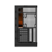 Корпус ПК без блока питания/ Case Geometric Future Model 5, Midi-Tower, TG, no fans, 2xUSB-A 3.0, 1xUSB 3.2 Type-C, E-ATX, ATX, mATX, mITX Black/Yellow