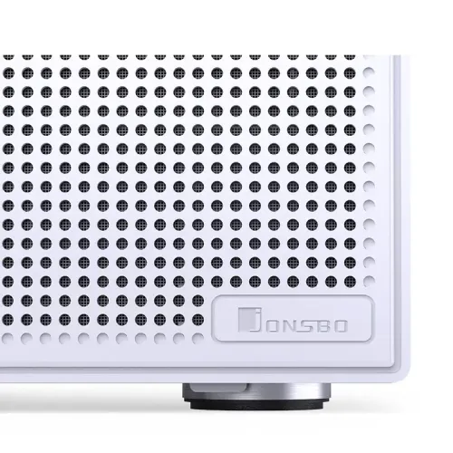Корпус без блока питания/ Case JONSBO N4, Mini-Tower, 1x120mm, 1xUSB-A 3.0 + 1xUSB-C 3.2, SFX PSU Support, mATX, mITX White