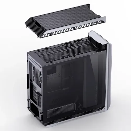 Корпус без блока питания/ Case JONSBO D500, Full-Tower, TG, 3x140mm ARGB, 2xUSB-A 3.2 + 1xUSB-C 3.2, E-ATX, ATX, mATX, mITX Silver