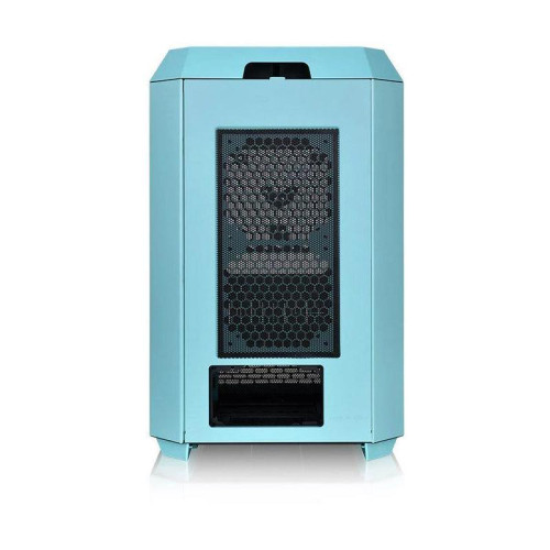 Корпус Thermaltake The Tower 300 Turquoise голубой mATX 8x120mm 6x140mm 2xUSB3.0 audio bott PSU [CA-1Y4-00SBWN-00]