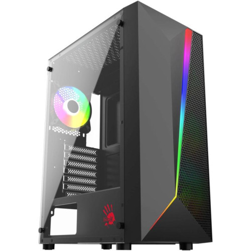 Корпус Bloody BD-CC106F черный без БП ATX 4x120mm 1xUSB2.0 1xUSB3.0 audio bott PSU