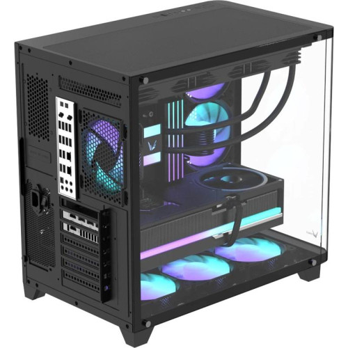 Корпус Formula Crystal U2 черный без БП ATX 1xUSB2.0 1xUSB3.0 1xUSB3.1 audio bott PSU