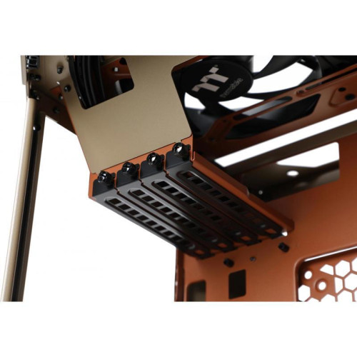Корпус Thermaltake The Tower 300 Gravel Send коричневый mATX 8x120mm 6x140mm 2xUSB3.0 audio bott PSU [CA-1Y4-00SGWN-00]